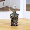 10ml Glass Roll-on Perfume Bottle, Dubai Style Enamel Embroidery with Rhinestone, Essential Oil Container