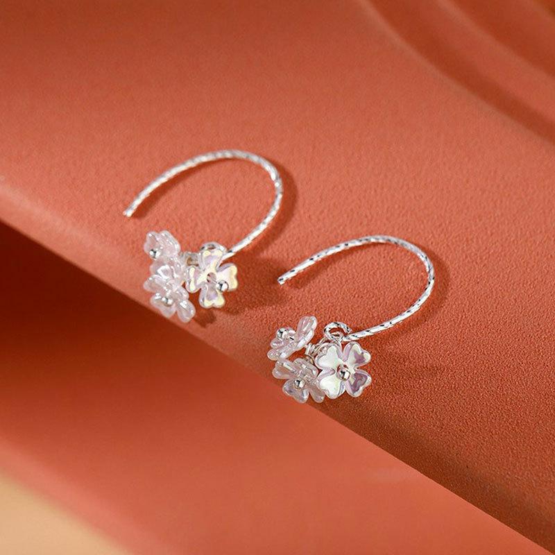 New Style Fresh Earrings  Light Luxury Earrings Korean Version