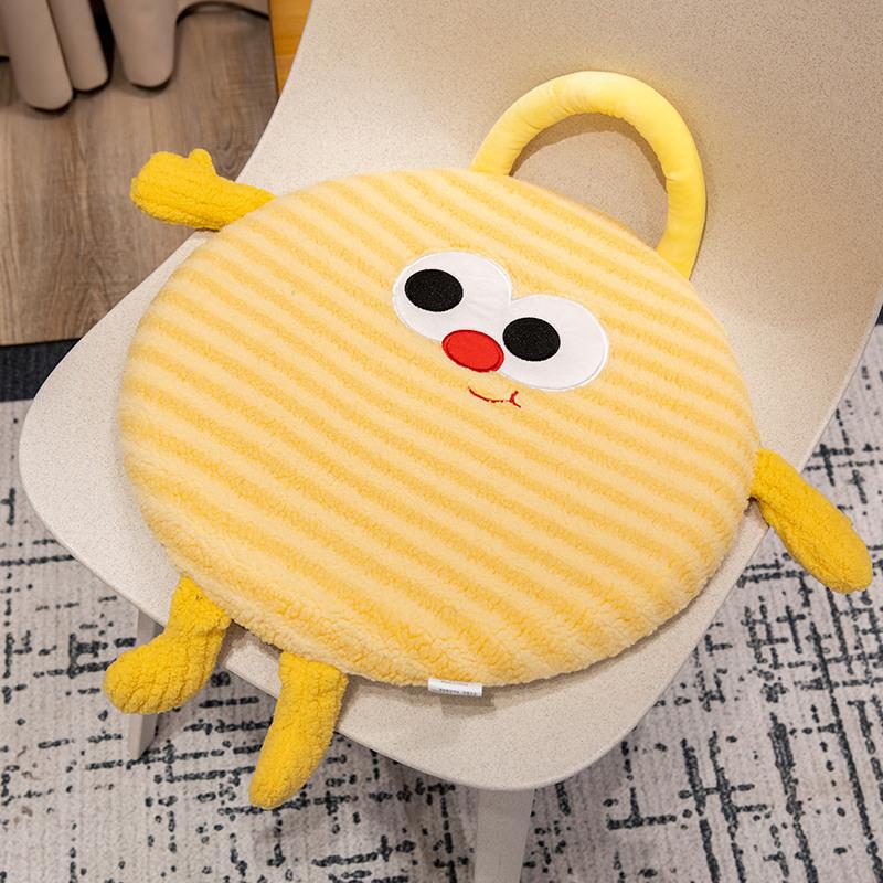 Autumn And Winter Student Warm Thickened Seat Cushion Cartoon Removable Memory Cotton Chair Cushion Office Butt Cushion
