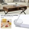 48 Stück Kind Baby Sicherheit PVC Schutz Tisch Ecken Kantenschutz Abdeckung Möbel Eckenschutz Weich und Hohe Rückstellkraft