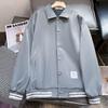 Windproof Unisex Hong Kong Style Baseball Jacket - Versatile Spring/Autumn Outerwear for Students