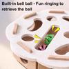 Cat Scratch Maze Toy Interactive Felt Maze Nail File Self-Play Maze Box with 3