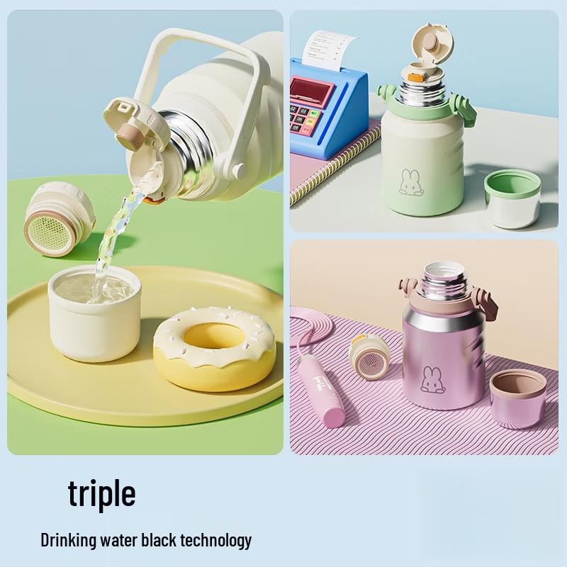 Portable Ceramic Insulated Water Bottle