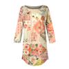 Womens T Shirts 3/4 Sleeve Shirts Color Pullover Summer Spring Tops Blouses