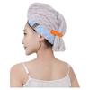 Reusable Extra Large Quick-Dry Hair Towel Thick Soft Super Absorbent Microfiber Turban with Wide Brim Anti Slip