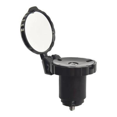 1 pz Piccolo Specchietto Rotante Pieghevole per Bicicletta MTB Specchietto Retrovisore per Manubrio Bici Manopola Per-Tappo Riflettore Accessori Speciali per Ciclismo