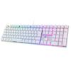 iClever Gaming Red Japanese Macro G07 White Keyboard, Switches, Mechanical, Layout, Wired, Support, Customizable,