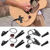Piezo Guitar Pickup Transducer 6.35mm Transducer Piezo Pickup Tuner for Acoustic Guitar Ukulele Mandolin Part Accessory