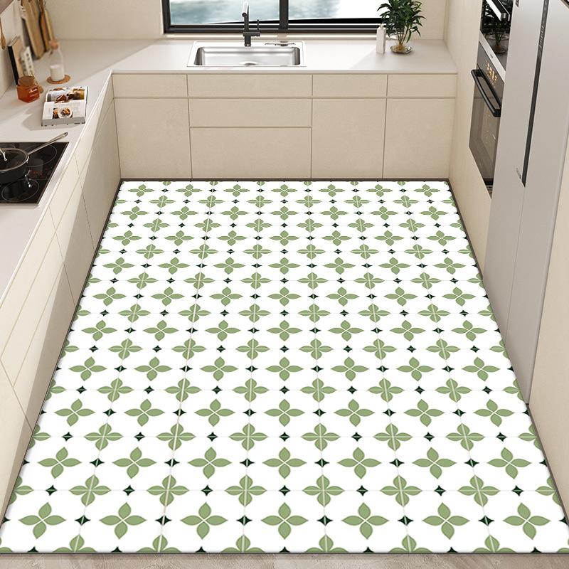 

Большой коврик для пола с диатомовой грязью, впитывающий воду, быстросохнущий, простой ветро-грязезащитный и противоскользящий коврик 50 * 80cm