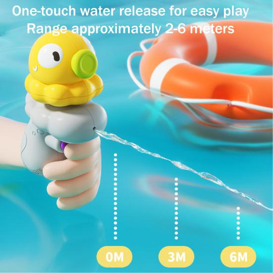 Cartoon Oktopus Hai Wasserspritzer für Kinder Mini Quetschspielzeug für Bad Pool Outdoor Spiel Sicherer Spaß Sommergeschenk für Kleinkinder Kinder