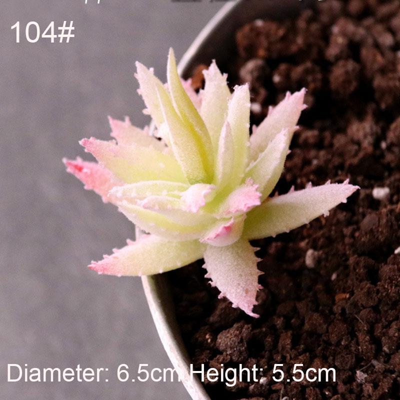 Konstgjorda Suckulenter Växter Vit Rosa Grön Plast Falska Växter Landskap Bonsai plantas artificiales Hem Trädgård Dekoration