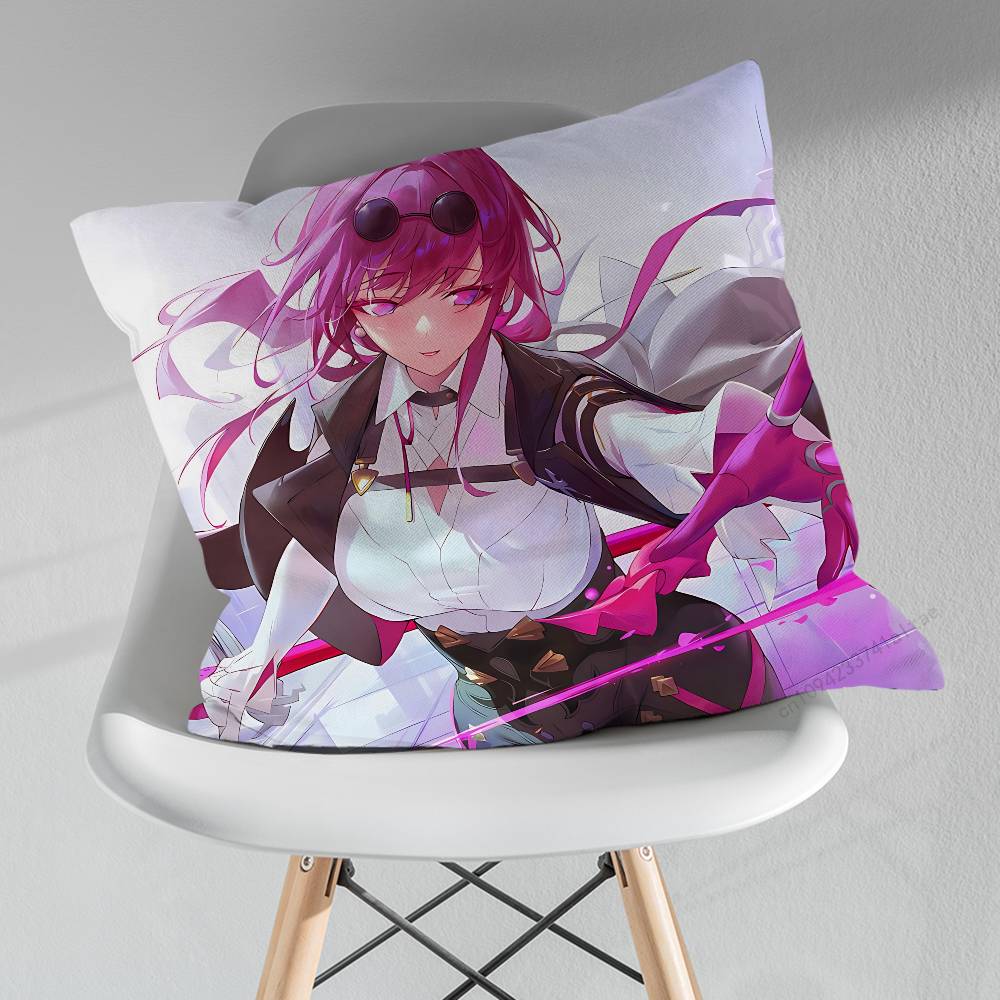 HHonkai Star Rail KKafka Verschiedene Größen Quadratische Kissenhülle Für Auto Zuhause Schlafzimmer Dekor Geburtstag Geschenk