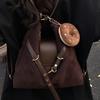Großes Fassungsvermögen Wildleder Rucksack Damen Herbst Neue Mode Pendeln Einfach Mode Umhängetasche Tragetasche Damen
