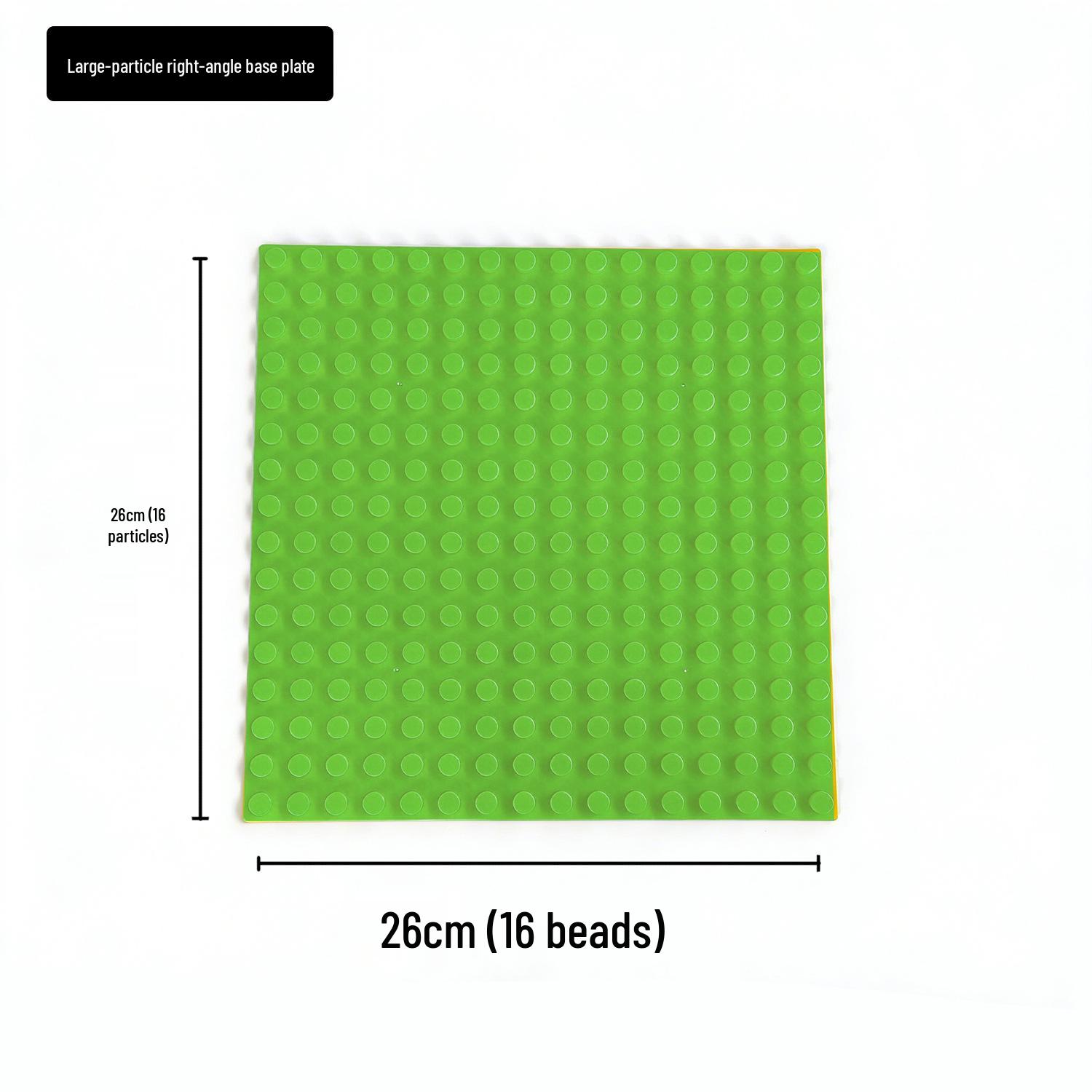 16x16 Large Particle Building Block Base Plate, 26x26CM DIY Toy Accessory