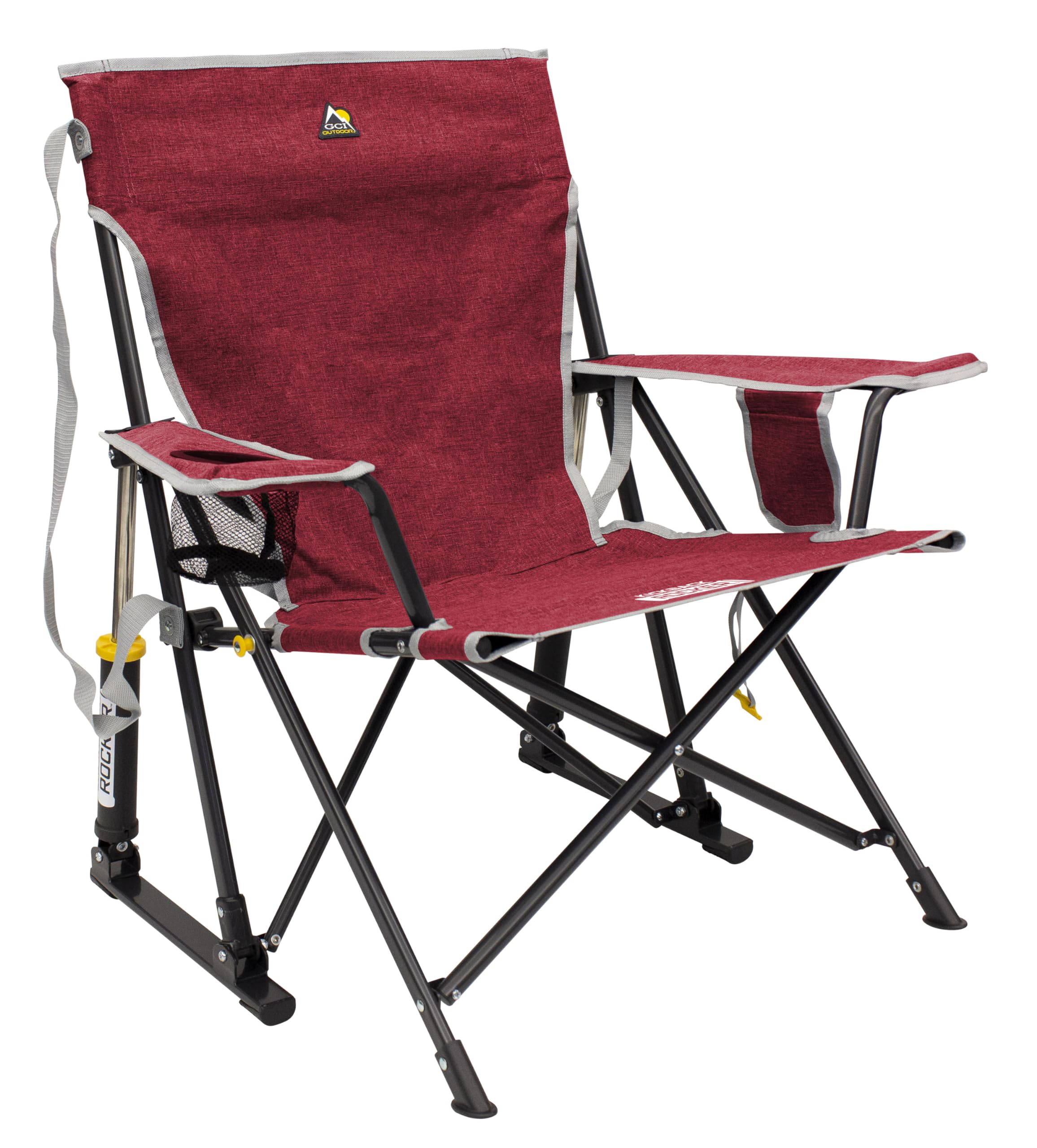 

GCI Outdoor Kickback Rocker Heathered Red Red