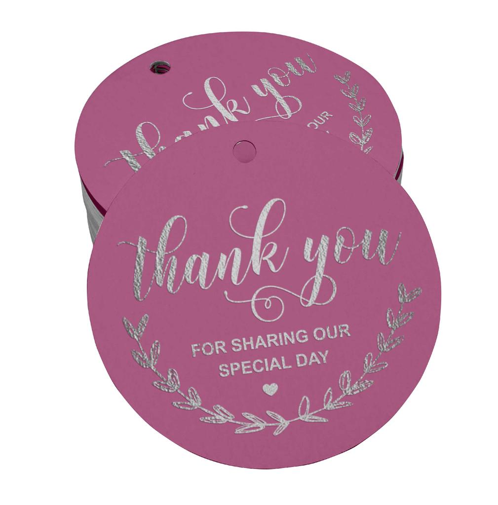 Inkdotpot Thank You For Sharing Our Special Day Bridal Shower-Baby Shower-Retirement-Wedding-Birthday Bottle Tag