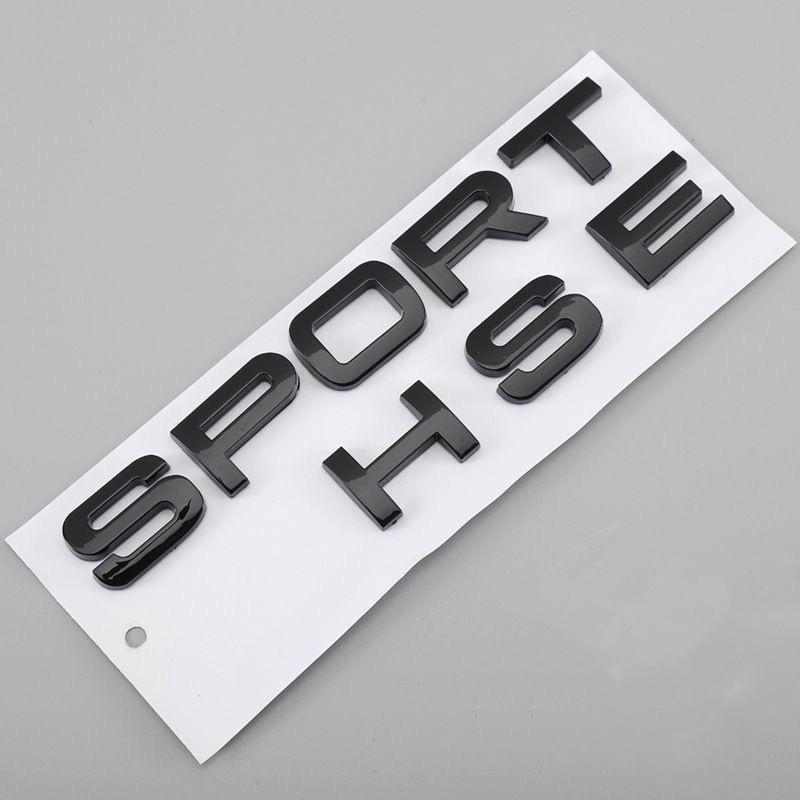 AAYT1 3d ABS Letters SPORT HSE Logo Car Rear Trunk Emblem Badge For Land Range 2014 2006 2009 2018 Sport HSE Sticker Accessories