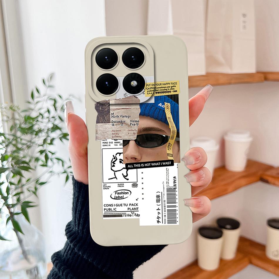 For Xiaomi 15T Pro Phone Case For Xiaomi 17 Pro Max Cute Astronaut Funda For Xiaomi15T Soft Liquid Silicone Durable Back Covers
