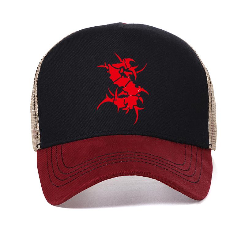 Unisexs Damen Unisex Musikfestival Schwarz Detroit Dad Hat Techno Kreuz Aufdruck Baseballkappe Sommer Kühl Netz atmungsaktiv Hüte Knochen
