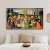 Large Vintage Oil Painting Poster Lamentation Over Christ Prints Fra Angelico Canvas Painting Gallery Wall Art Decoration Home