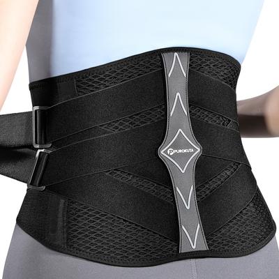[New Patented Product] PUROKUTA Lumbar Support Belt for Lower Back Pain [Recommended by Therapists] Unisex Lumbar Corset with 3D Biomechanical Support