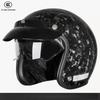 Startus Carbon Fiber 3/4 Motorcycle Half Helmet