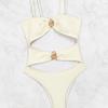 New Popular Swimsuit Women'S One-Piece Bikini Sexy Simple Atmospheric Swimsuit