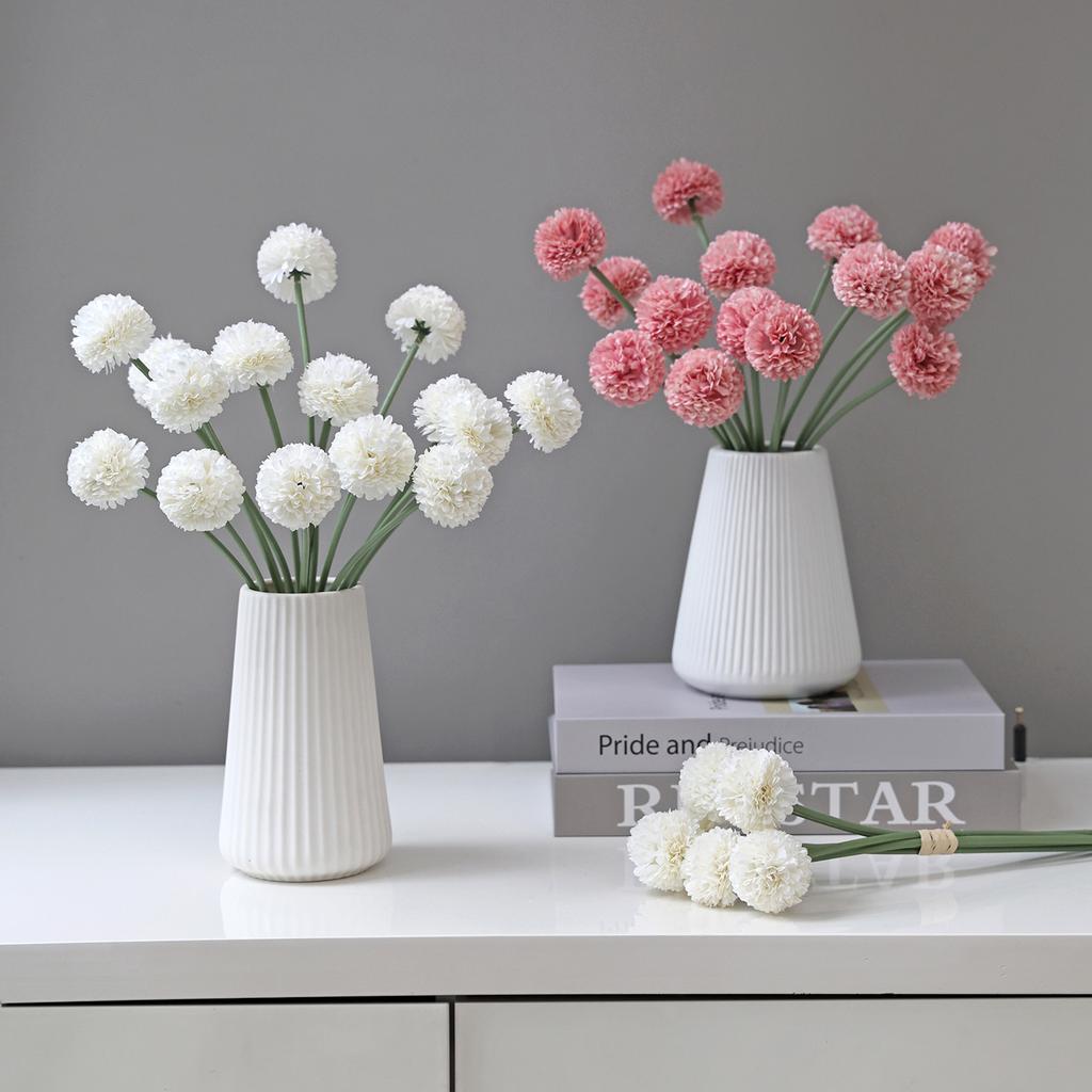 Artificial Flowers Silks Mini Ball Chrysanthemum Home Room Table Wedding Bridal Bouquets Decora Festival Outdoor Yard DIY Gifts