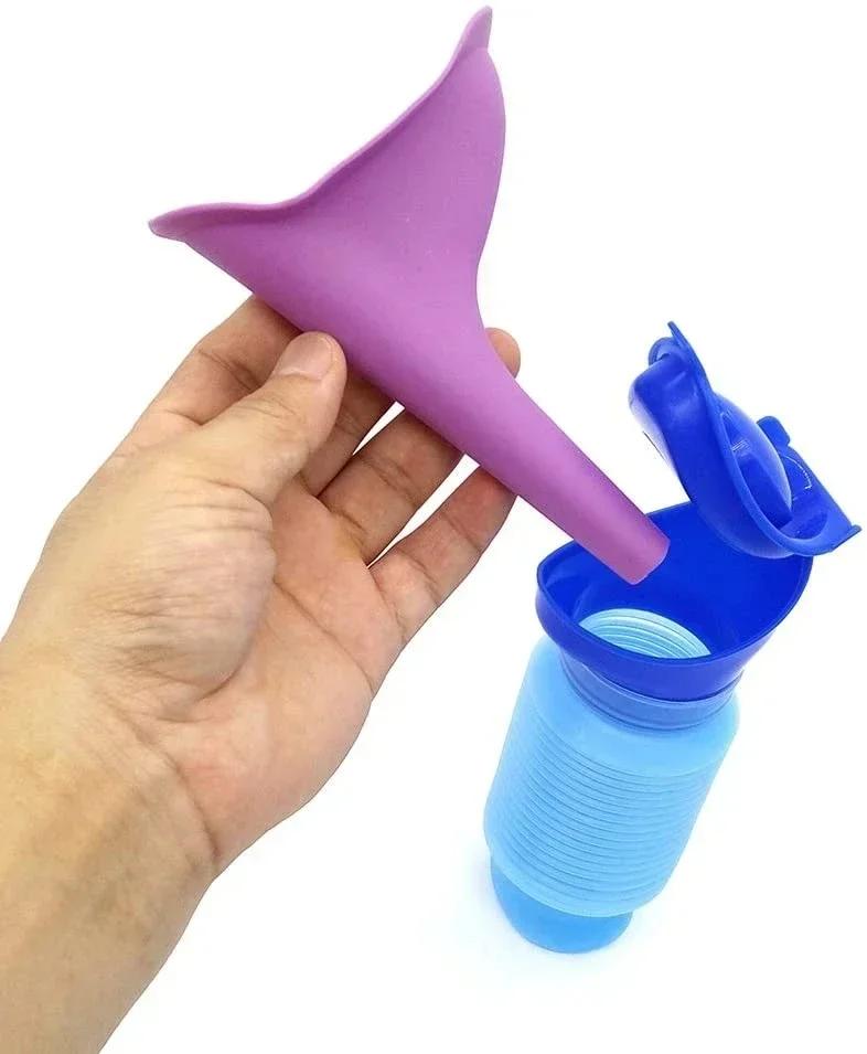 New Portable Adult Urinal Outdoor Camping High Quality Travel Urine Car Urination Pee Soft Toilet Urine Help Men Women Toilet