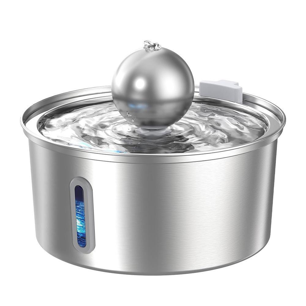 3.2L Stainless Steel Automatic Pet Water Fountain for Cats and Dogs