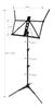 KC Music Stand Lightweight Aluminum Black Case MSAL-J/BK (Soft Included)