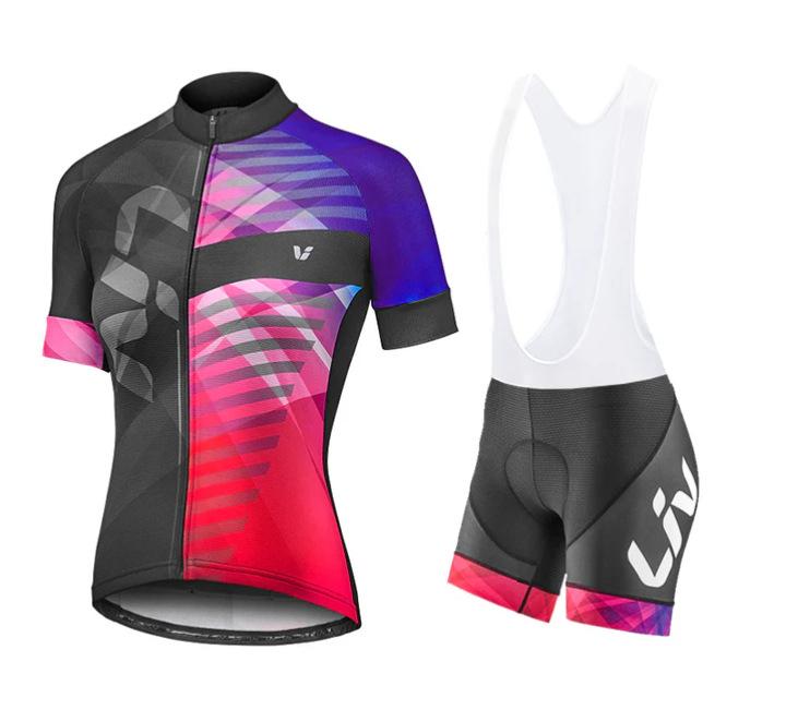 Summer Cycling Clothes Men'S And Women'S Mountain Bike Clothes Short-Sleeved Tops Competitive Road Cycling Clothing Cycling Suit