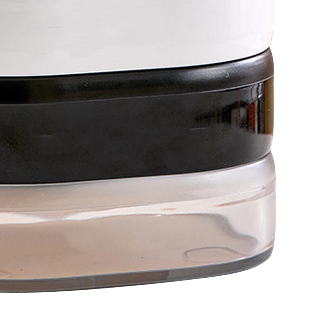 Rotatable Jewelry Box Multi Layer Plastic Anti Oxidation Delicate Rotating Jewelry Case for