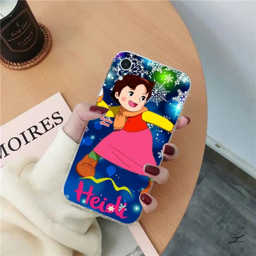 Cute Heidi Phone Case for iPhone 15 8 7 6 6S Plus X SE 2020 XR XS 14 11 12 13 Mini Pro Max Mobile Case