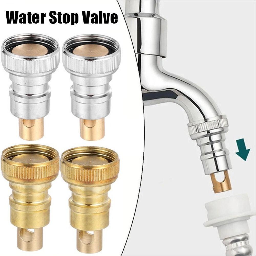 1Pcs Copper Inner Core Water Stop Valve Anti Falling Automatic Check Valve  for Washing Machine