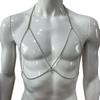 New Simple Hollow Bra Chain Ins Versatile Shiny Rhinestone Bikini Body Chain Body Chain