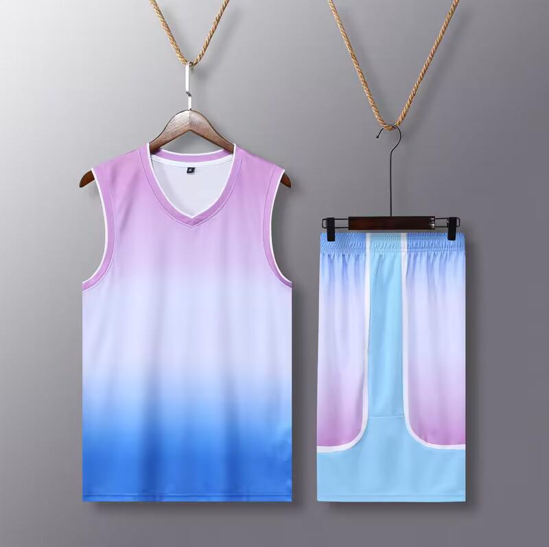 Summer Basketball Training Jersey Set for Men, Women, and Children