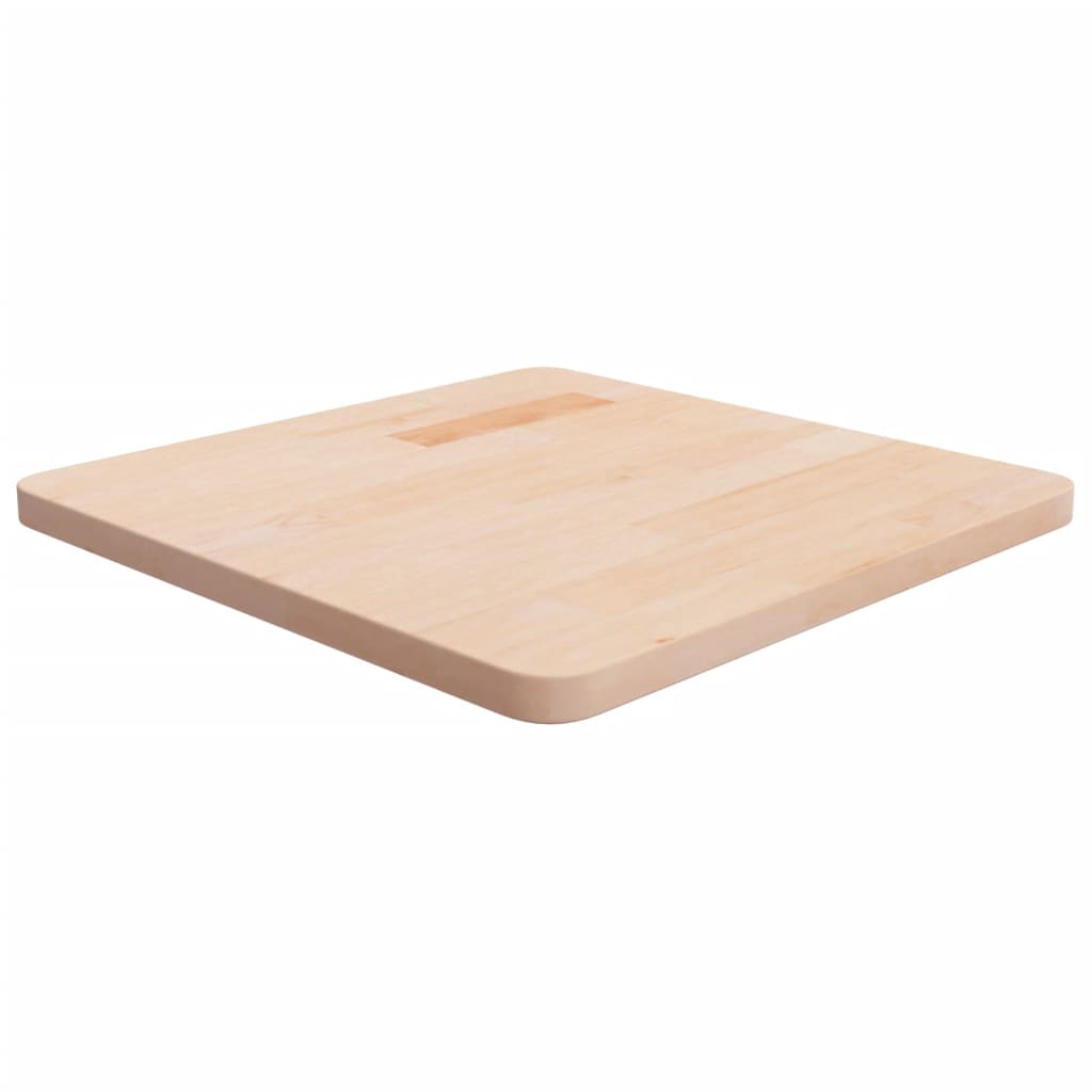 Vidaxl Square Tabletop, 50X50X2.5 Cm, Raw Oak Wood