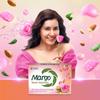 Margo Neem Naturals Soap With Almond Oil & Rose For Clear Radiant Skin (100gm X  5) Pack of 1| Deep Cleansing & Moisturizing Bath Bar