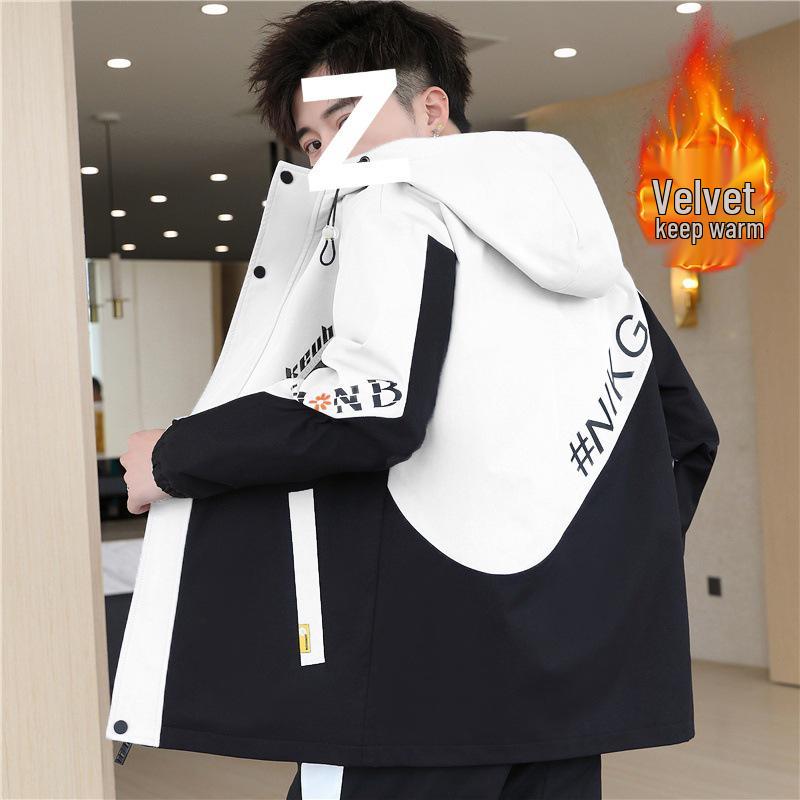 2025 Spring/Autumn Youth Boys' Stylish Casual Jacket for Middle School Students