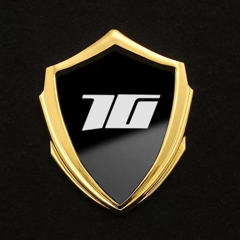 Titanium All-metal Sun-resistant and Non-fading Electric Motorcycle 3D Three-dimensional Car Sticker Modified Decorative Sticker Body Side Logo Badge