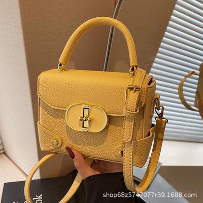 2025 neue Tasche Damentasche hochwertig vielseitige Handtasche Mode Nische Schulter Umhängetasche Pendler Box Bag