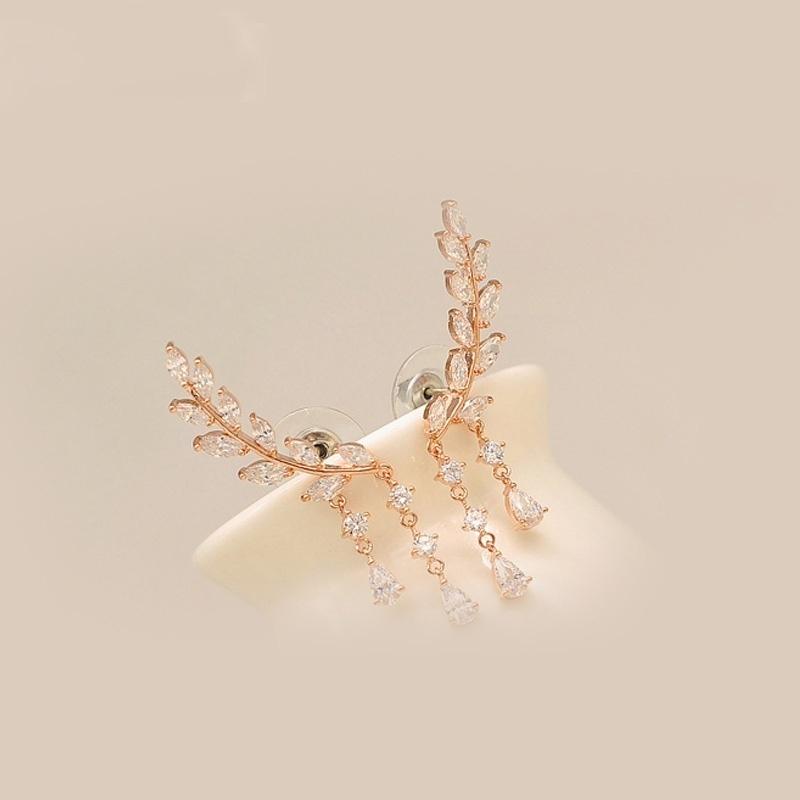 Leaf  Drop Earrings  Women
