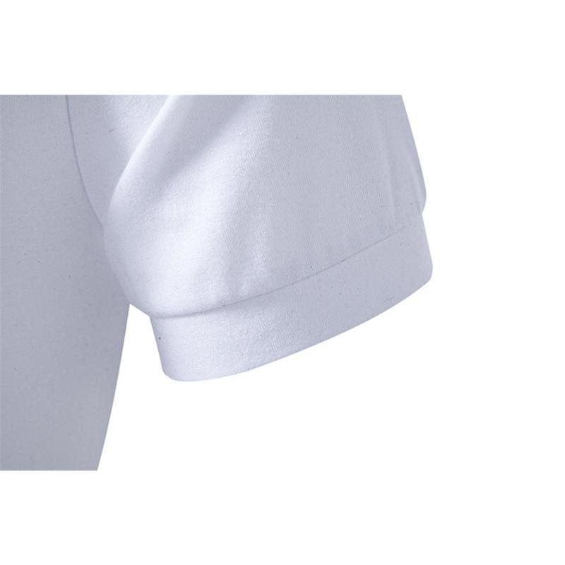 Sommer Herren Bedruckte Poloshirts Kurzarm Atmungsaktives T-Shirt Kontrastfarbe Lässig Reverskragen Streetwear Basis Oberteil