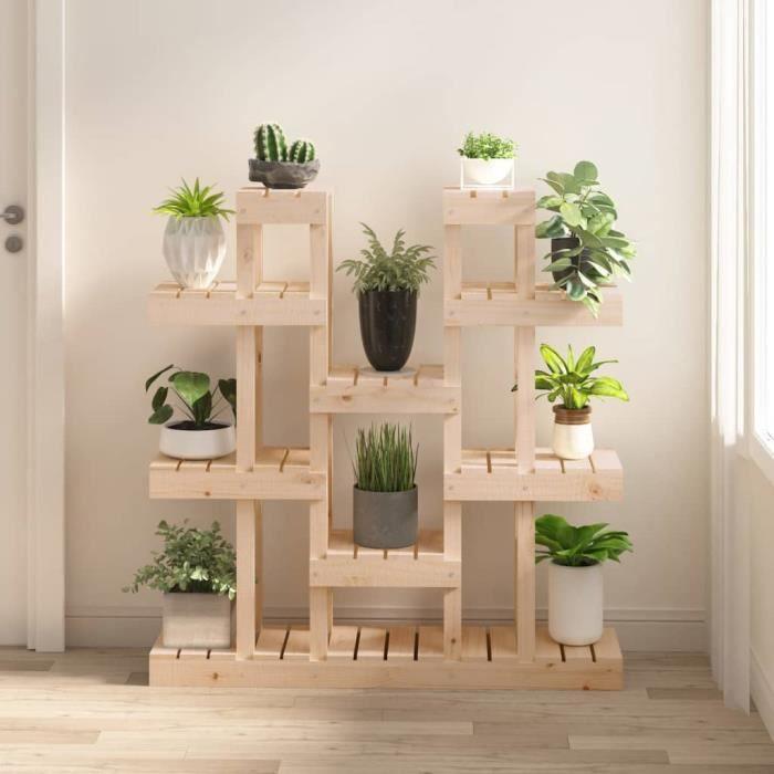 VidaXL Plant Stand 104.5x25x109.5 Cm Solid Pine Wood 822092