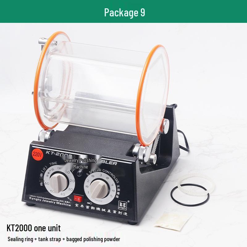 Gold & Silver Jewelry Polisher - Small Tumbler for Coins, Wenwan Walnuts & More