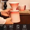 Jingdezhen Crystal Double Coffee Cup Set