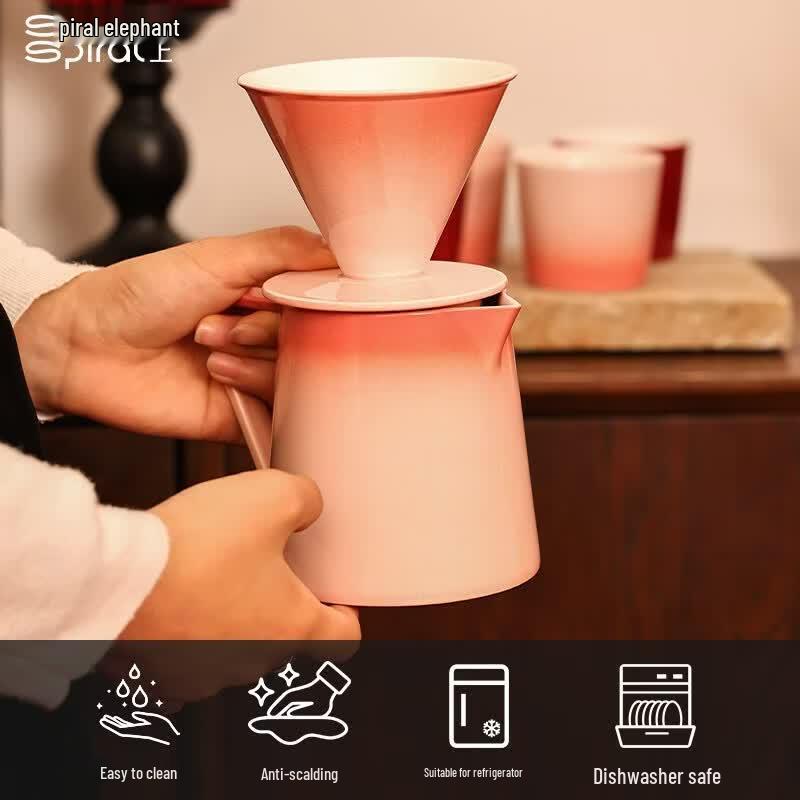 Jingdezhen Crystal Double Coffee Cup Set