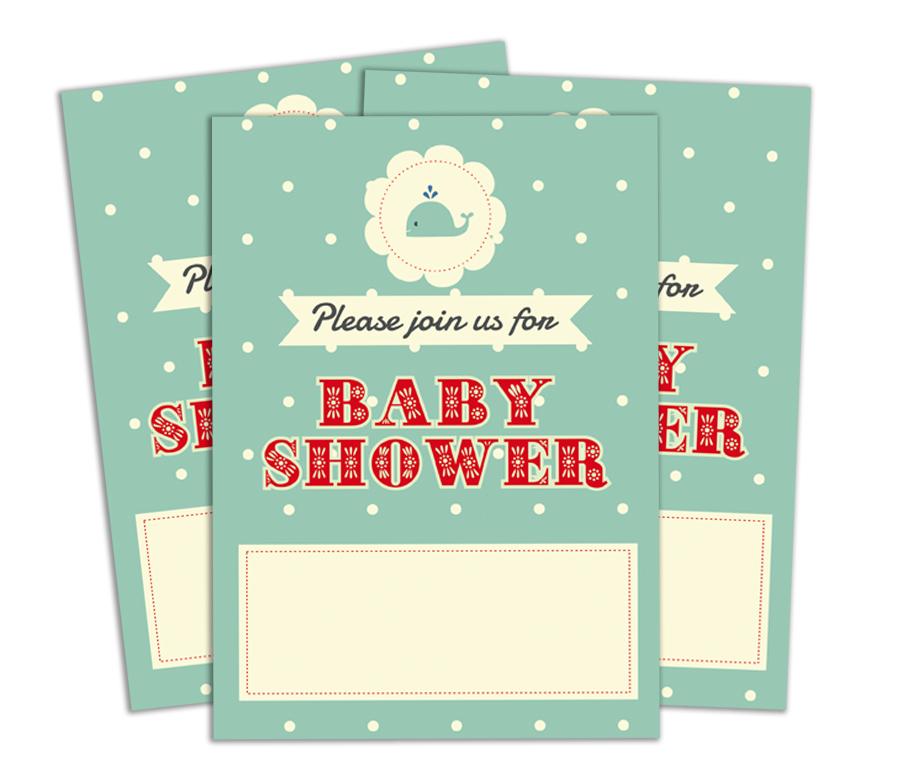 Darling Souvenir Baby Shower Invitation Card 28 Pcs Fill or Write In Blank Invites Printable Party Supplies