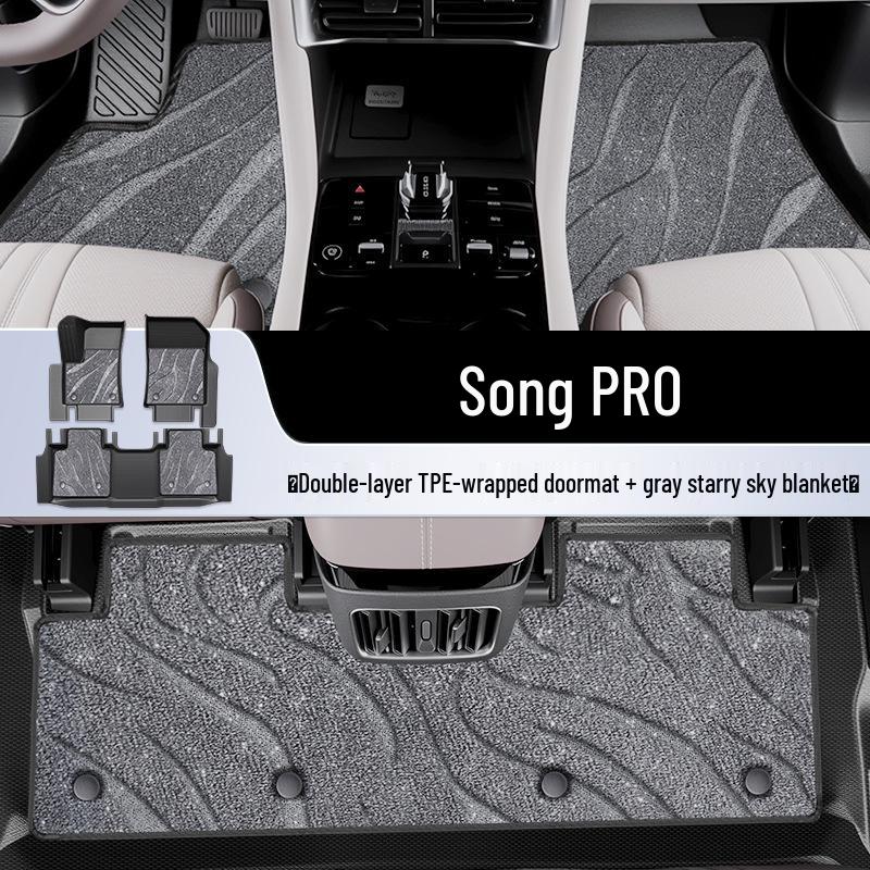 "2025 BYD Song PRO DMi Second Gen TPE Floor Mats - Full Coverage PRO Accessories”